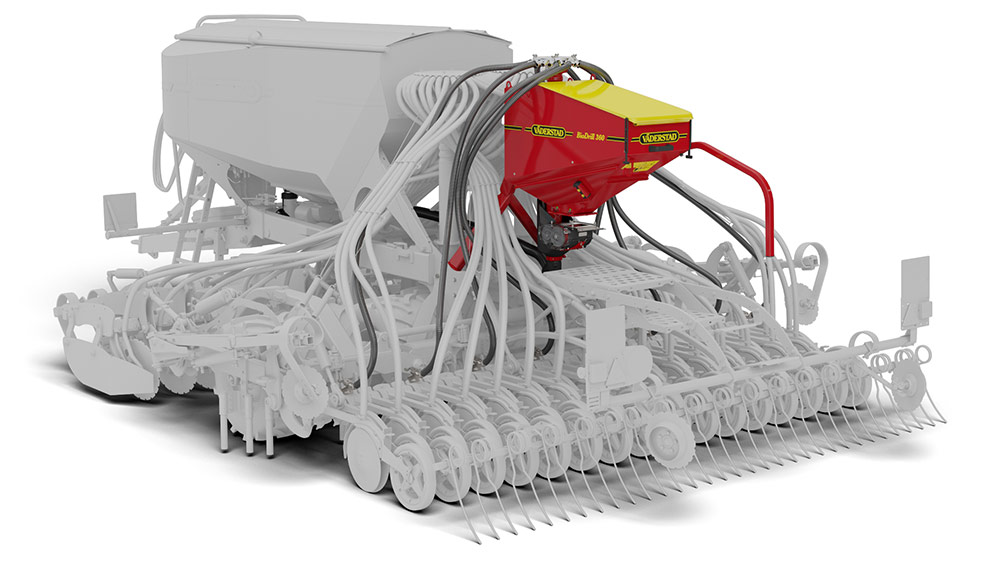 Imagine Väderstad Spirit 400C cu BioDrill 360 în clar